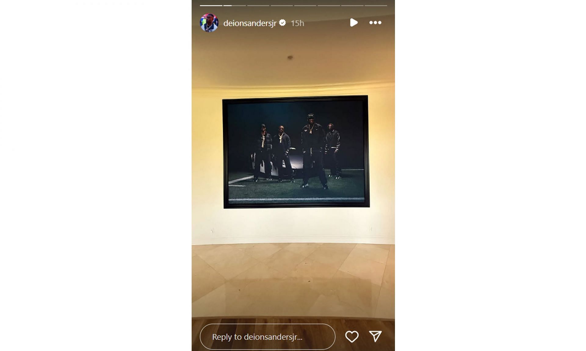 Screenshot, via Instagram